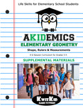 Akidemics - Elementary Geometry Supplemental Materials Hardcopy