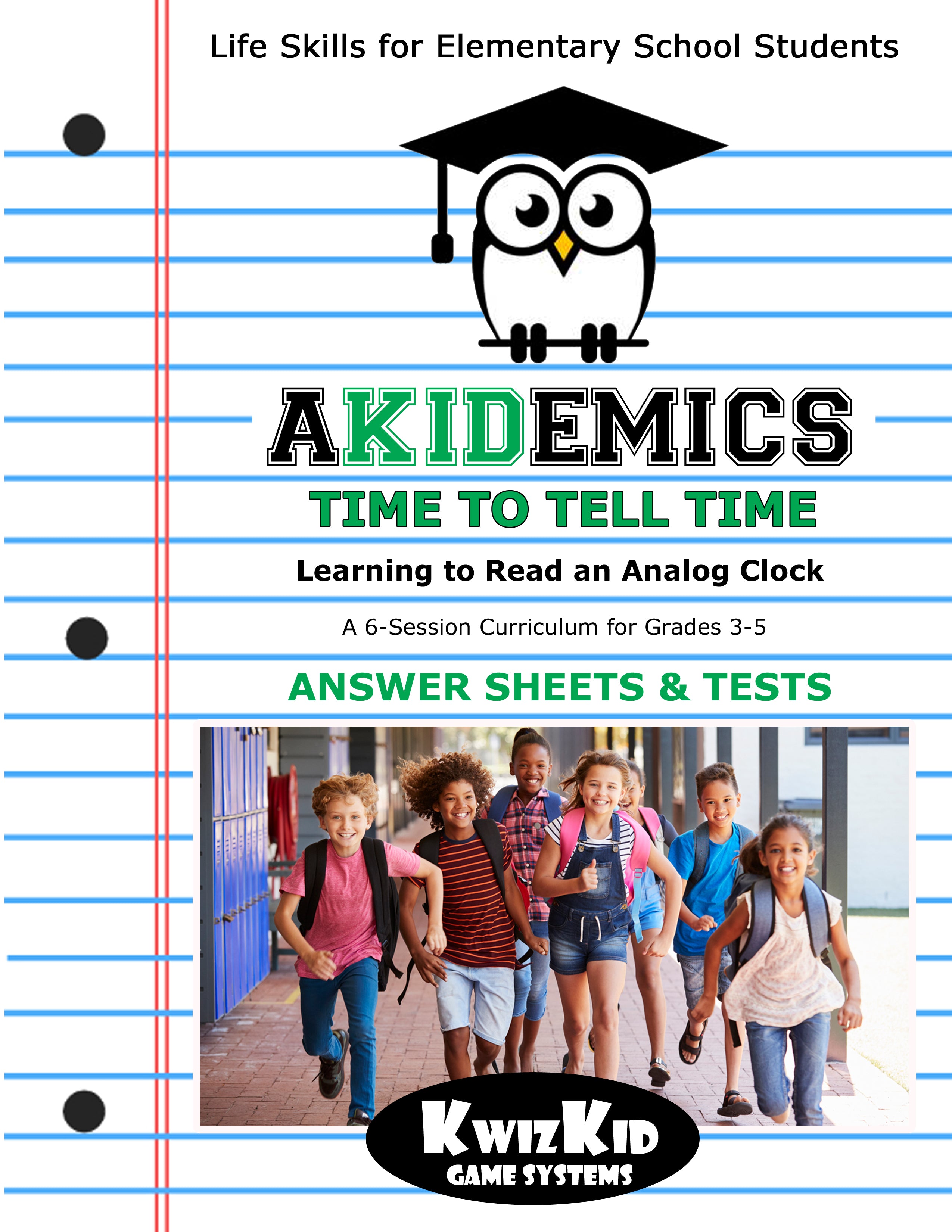 Akidemics - Time To Tell Time Supplemental Workbook
