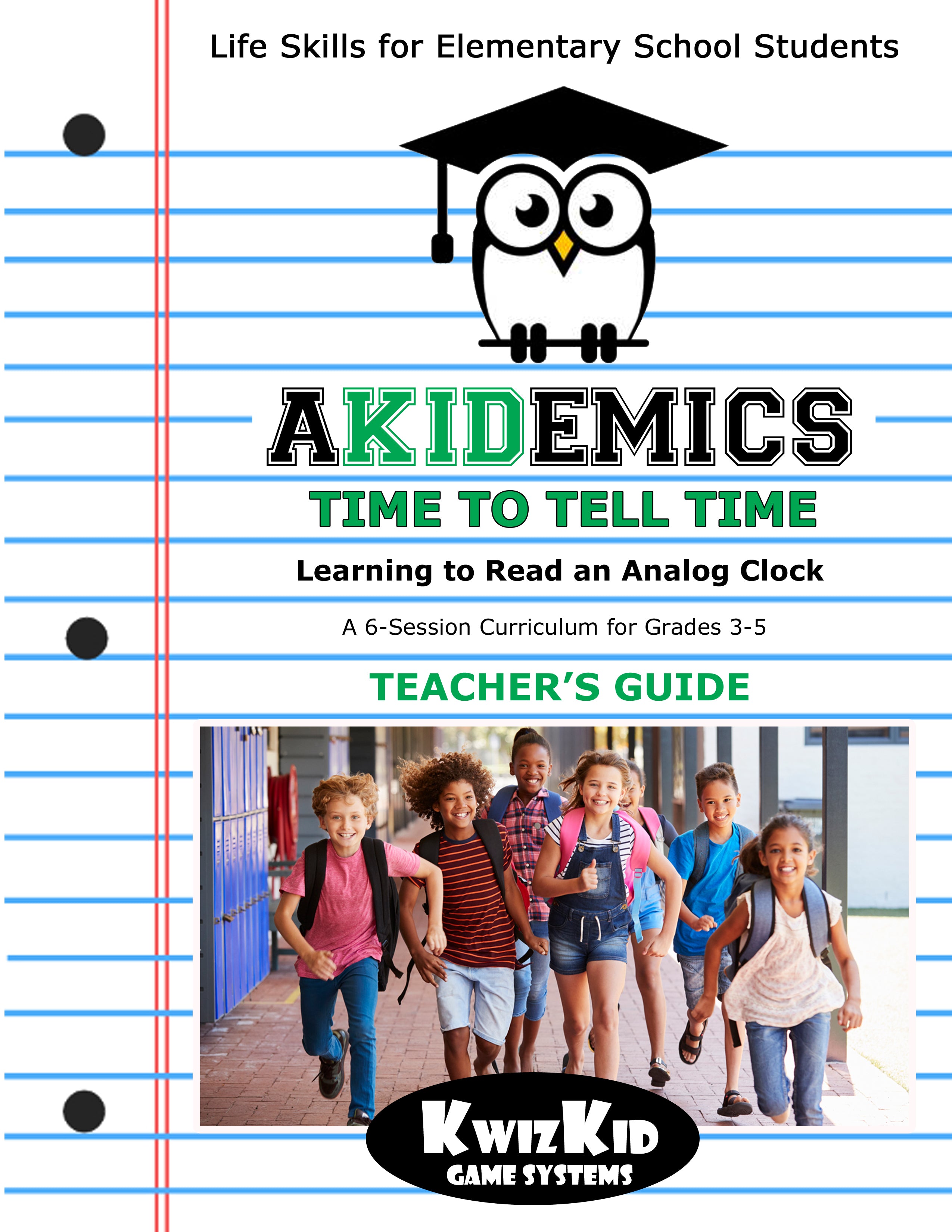 Akidemics - Time To Tell Time Teacher's Guide Hardcopy